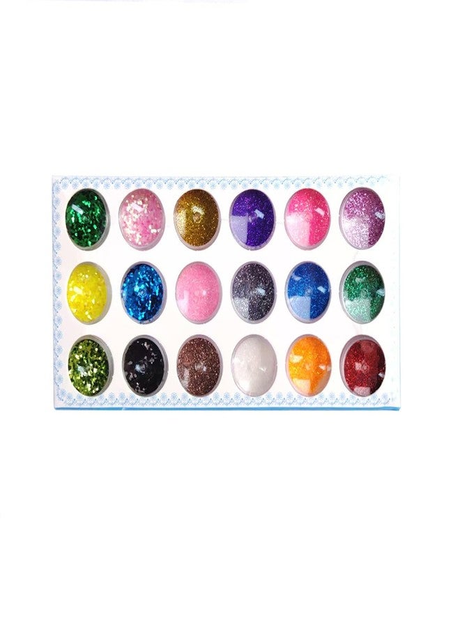 Sullmar 18Colour Nail Glitter for Dazzling Nail Art Professional Quality Glitter for Nails Sparkling Glitter Powder Appropriate for Nail Designs BodyGlitter Appropriate for DIY Nail Decorations - Image 1