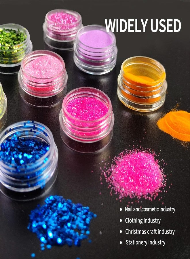 Sullmar 18Colour Nail Glitter for Dazzling Nail Art Professional Quality Glitter for Nails Sparkling Glitter Powder Appropriate for Nail Designs BodyGlitter Appropriate for DIY Nail Decorations - Image 5