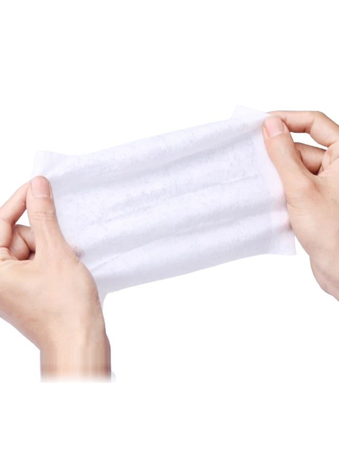 Halapack [200 قطعة] مناديل مبللة منعشة من هالاباك بيضاء اللون برائحة فلورية - مثالية لتنظيف اليدين بعد تناول الطعام - Image 5