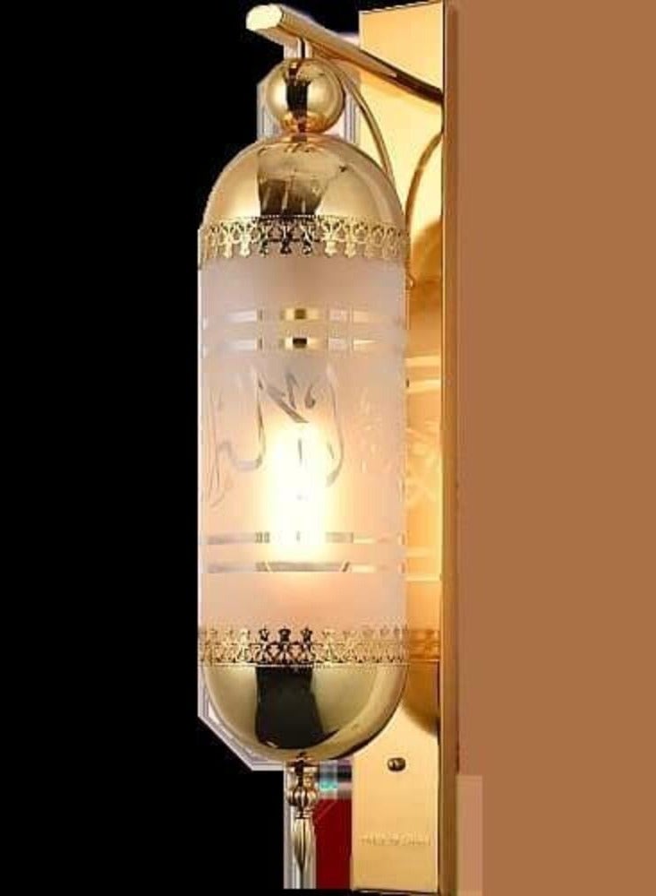 اضاءة جدارية اسلامي ذهبي  70 سم - Image 2
