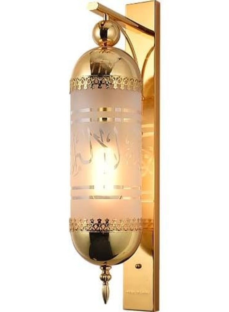 اضاءة جدارية اسلامي ذهبي  70 سم - Image 4