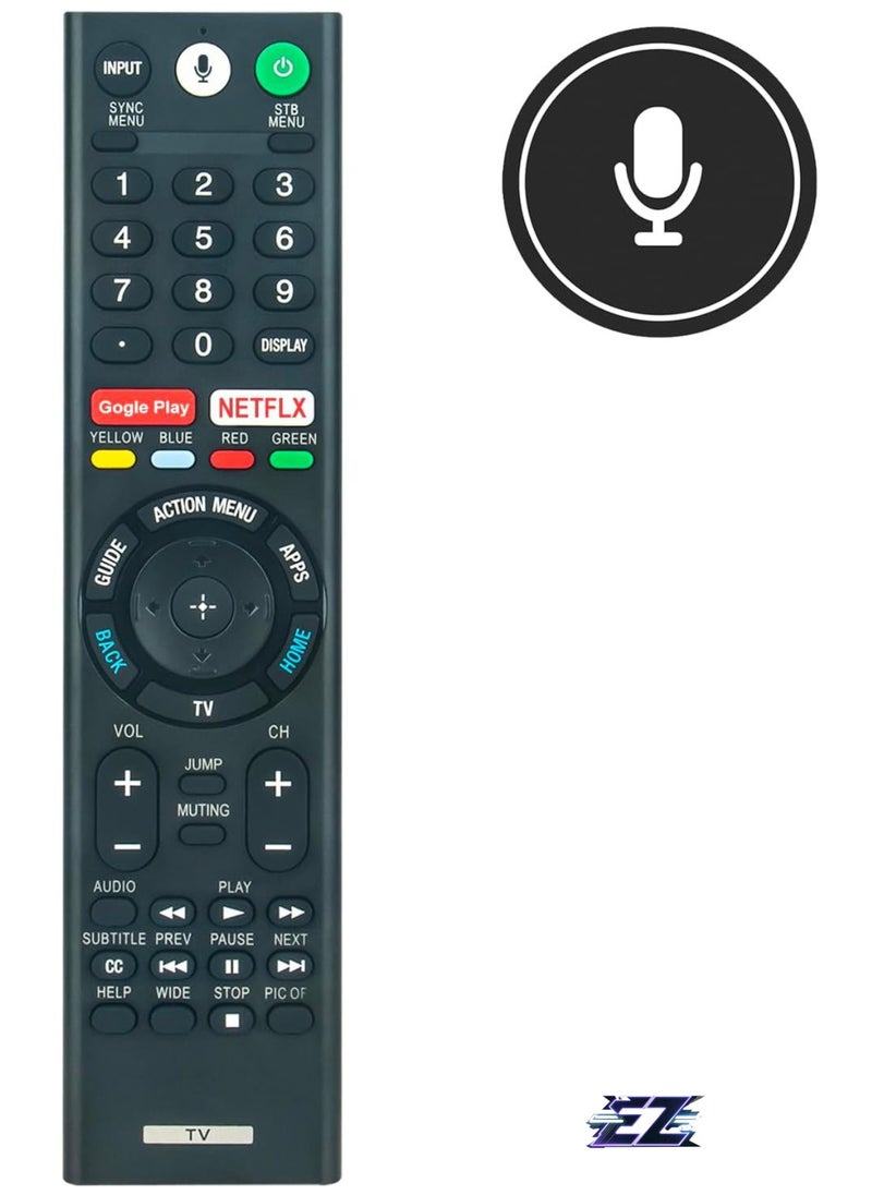 ELTRAZONE - New Universal Remote Control RMF-TX300U Works with Sony Smart TV Bravia 4K Ultra HDTV XBR55X800E XBR-55X806E XBR55X806E XBR-65X850E XBR65X850E XBR-75X850E XBR75X850E with battery - Image 1