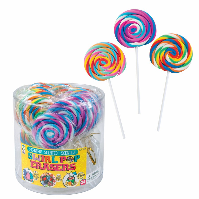 Geddes Raymond Geddes Swirl Pop Food Erasers (Pack of 24) - Image 4