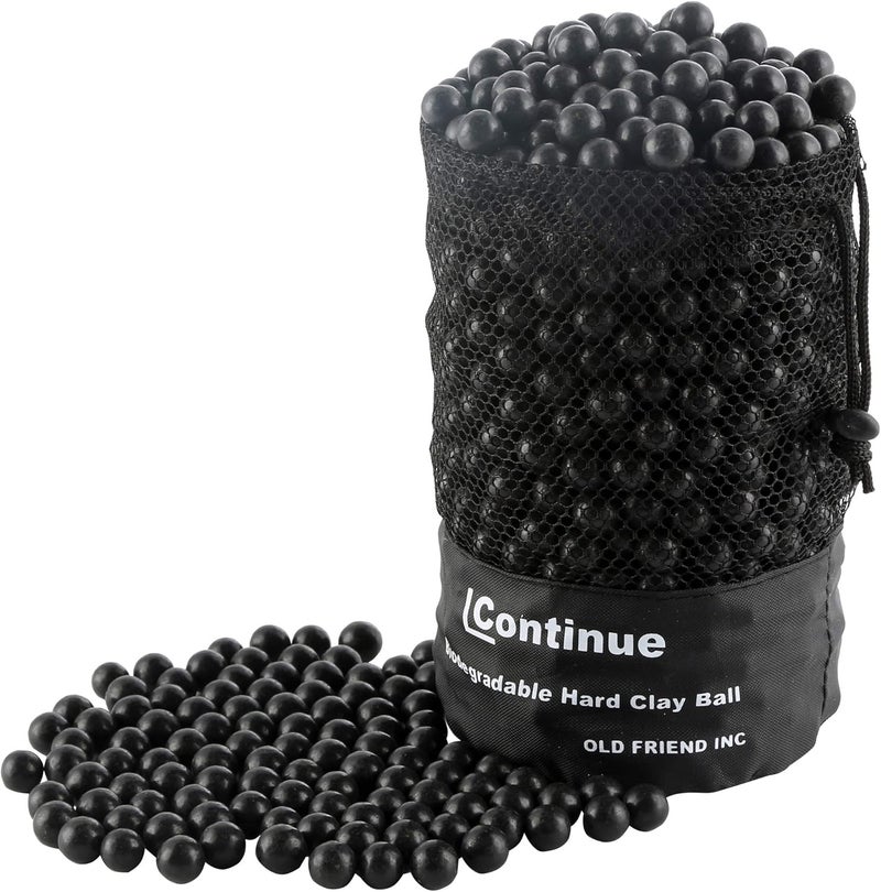 L Continue 1500 Pieces Diameter 3/8" Slingshot Ammo Biodegradable Hard Clay Ball. - Image 1