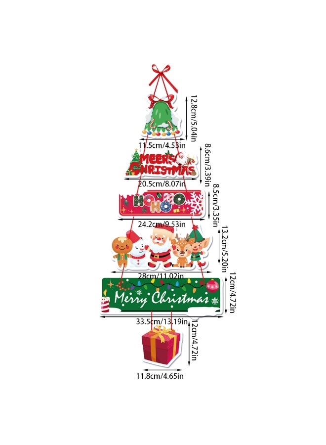 Hanging decorations hanging decorations in front of the Christmas tree atmosphere decorate decorative props - Image 2