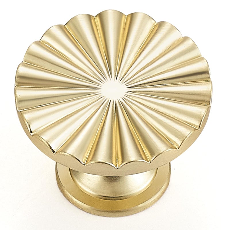 Ravinte Decor 10 Pack Gold Cabinet Knobs Brushed Brass Dresser Knobs Zinc Alloy Dresser Hardware for Closet, Wardrobe and Cupboard Round Vintage Drawer Pulls - Image 1