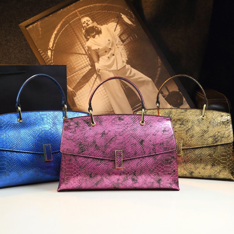 High-End Quality Genuine Leather Messenger Bag For Women 2023 New Fashion All-Match Elegant Handbag For Women Laser Shoulder Bag Fashion - Image 4