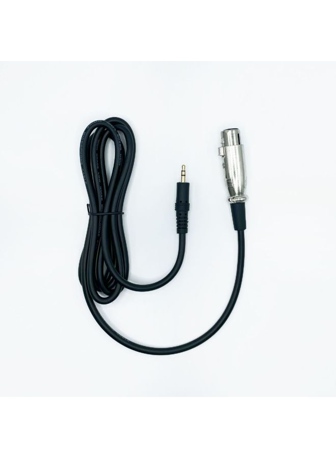Canon Line 3.5/6.35 To Male And Female Canon Audio Line Microphone XLR Mixer Audio Line-Color:Black 3.5 Plug (short-circuited Two-channel)-Length:5.5*1.5 Meters  - Image 1