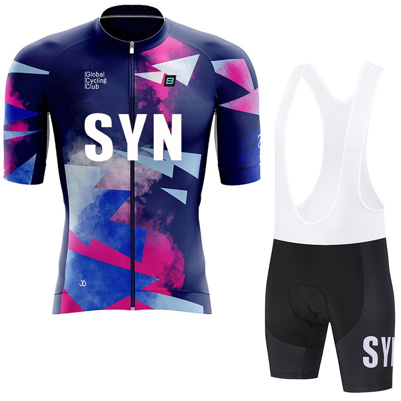 SYN Men's Cycling Jersey Set Short Sleeve Breathable Quick-Dry - Image 2