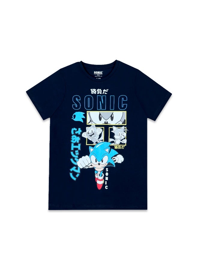SONIC Sega Sonic world  Boy's Short Sleeve T-Shirt - Image 2