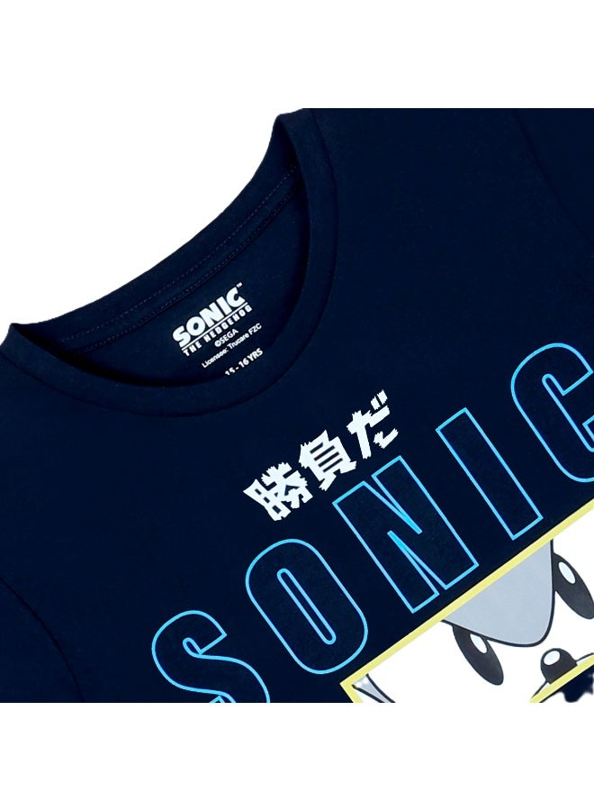 SONIC Sega Sonic world  Boy's Short Sleeve T-Shirt - Image 5
