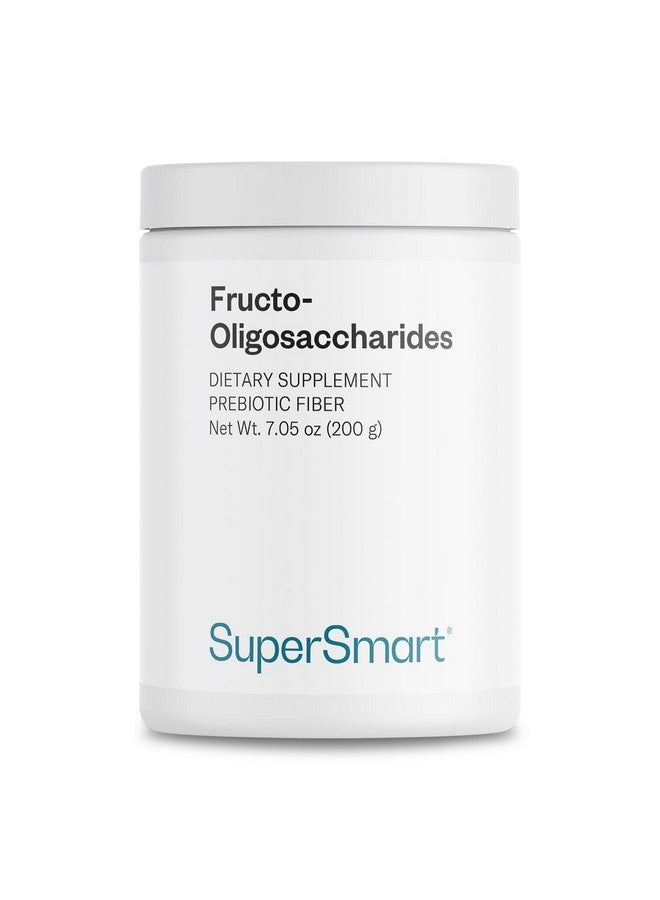 Supersmart - Fructo Oligosaccharides Powder (Prebiotics FOS) - Oligofructose Inulin - Fiber Supplement - Intestinal Flora & Gut Health - Digestive Support | Non-GMO & Gluten Free - 200 g - Image 1
