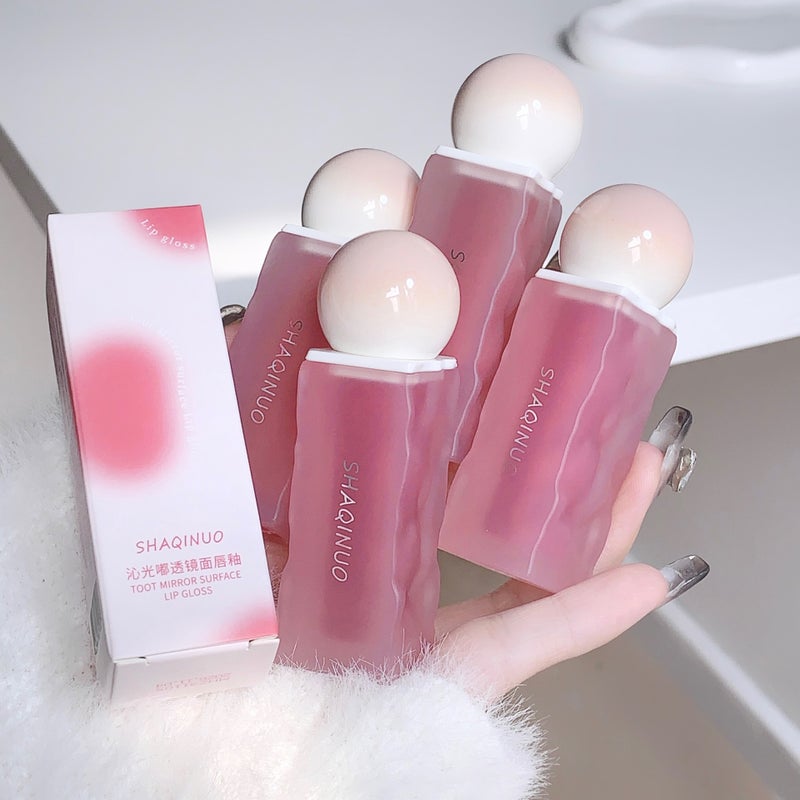 Shaqinuo Qin Guang Du Lens Surface Lip Glaze Water Light Du Du Du Glass Lip Moisturizing Students Lip Mud - Image 3