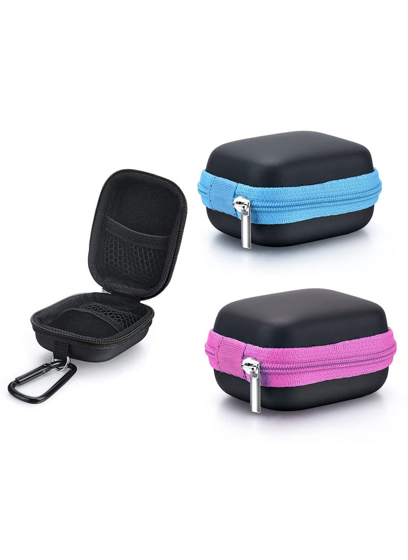 ericotry 3PCS Portable Essential Oil Storage Bag Essential Oil Carrying Case Essential Oil Bottle Rack Container Organizer Hard Shell Case Holds 6 Bottles(Can hold 1-5ML Roller Bottle) 