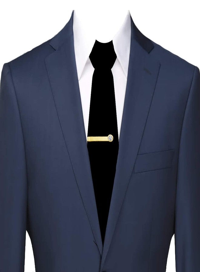 Okos Gold Plated Men'S Fashion Jewellery Combo Of White Revoli Studded Cufflink And Tie Pin Set For Office Wear/Casual Wear For Boys And Women CO1000367 - Image 5