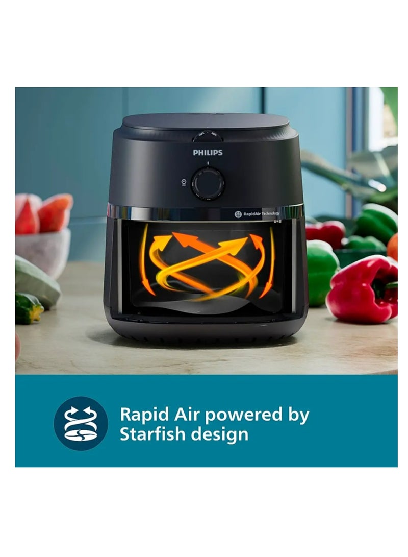 Philips Airfryer With Rapid Air Technology - 4.2 L 1500 W NA120 Black - Image 2