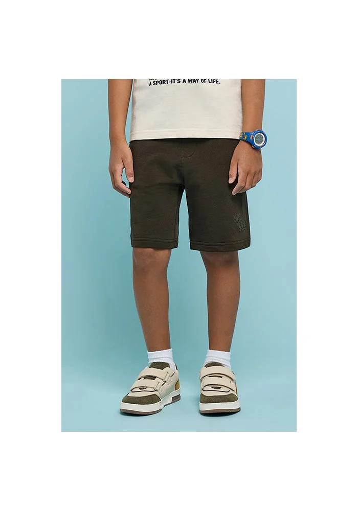 أر أند بي Solid Shorts with Drawstring Waist