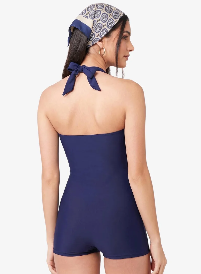 ELLA  Short Style Swimsuit With Gathers for Women | Best Price UAE