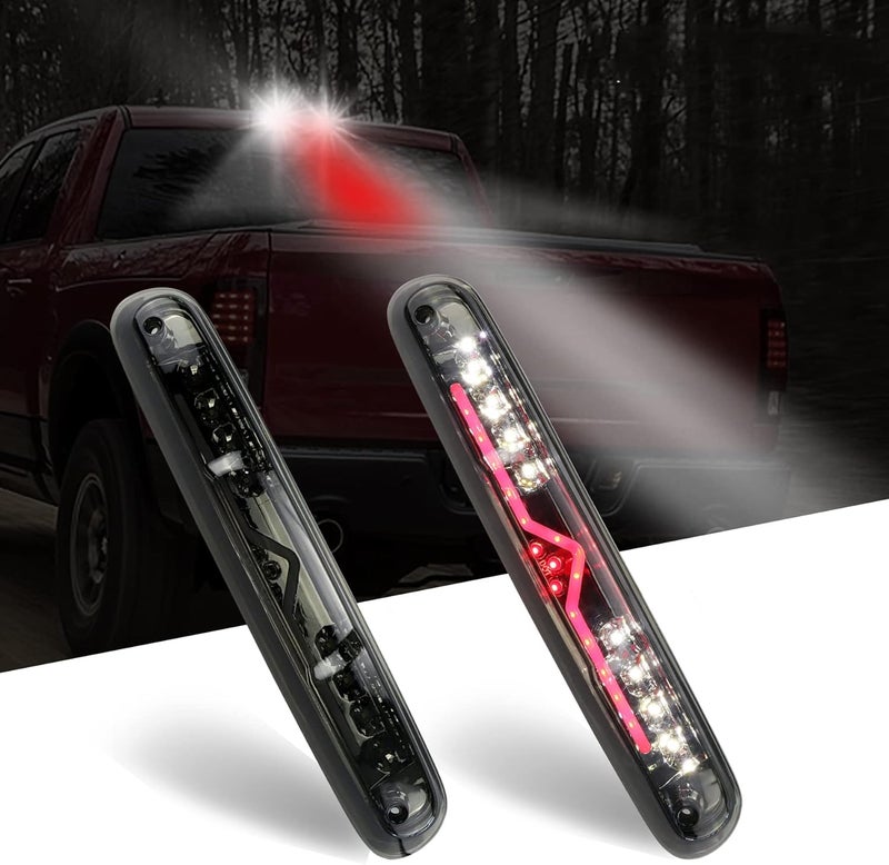 Gubebaili LED Third Brake Light Cargo Light for 2007-2013 Chevy Silverado/GMC Sierra 1500 2500HD 3500HD - Smoke Lens Chrome Housing - Image 1