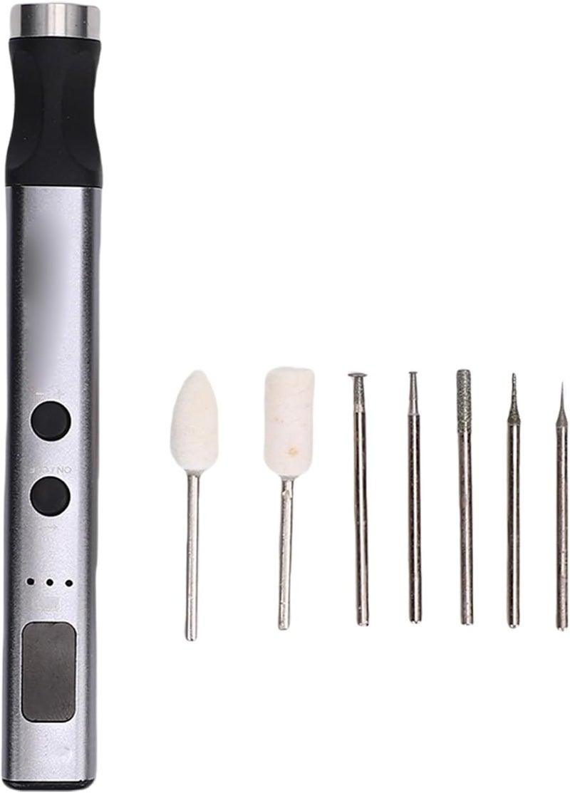 Cordless Tool, 5 Speed Adjustable Grinder, with 7 Accessories, for Circuit Board Repair and Electronics Polishing - Image 4