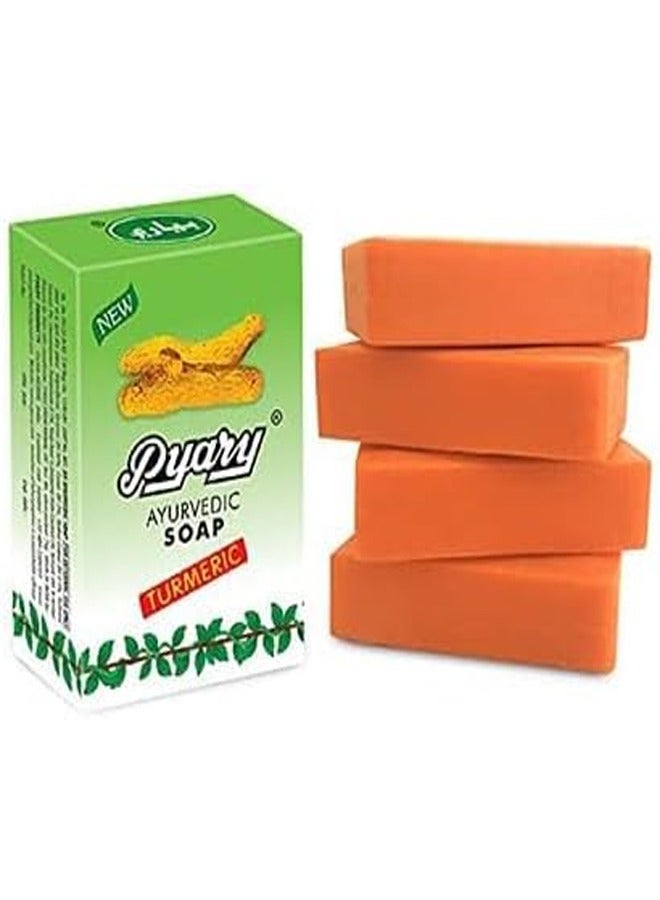 Pyary Ayurvedic Soap 6 Pcs Green - Image 4