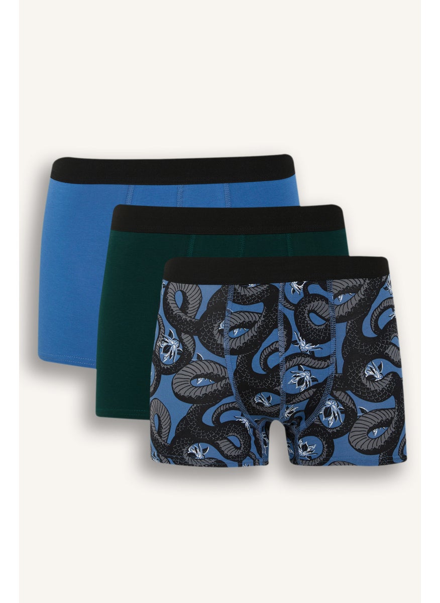 DeFacto - Man Man Animal Printed 3 Piece Boxers - Image 1