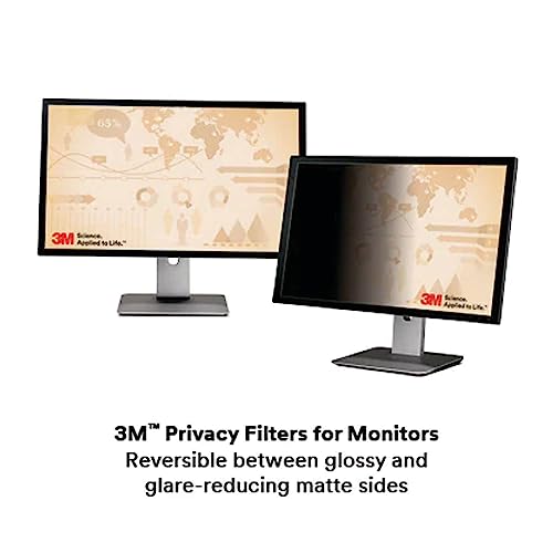 3M Privacy Filters 3M Privacy Filter for 24" Widescreen Monitor, Protect your confidential information, Easy to attach (PF240W9B), Black/Grey, 24.0" Widescreen (16:9) - Image 3