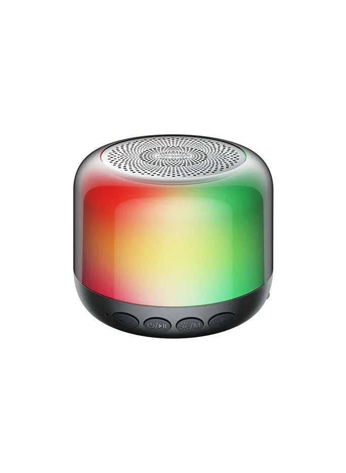JOEROOM Portable Mini Wireless RGB Light-Up Bluetooth Speaker - Clear Sound and Colorful Lighting for Festive Atmosphere - Image 3