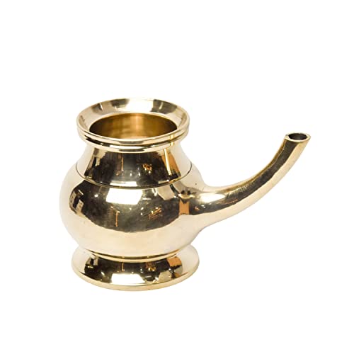 Bhimonee Decor Pure Brass Kindi | Lota | Lutiya | Pooja Kalash | Sacred Water Vessel for Home Temple | Traditional Puja Accessory | 4 Inches, 450gm - Image 1