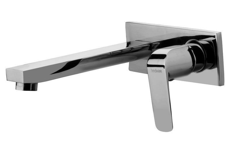 Hindware Italian Collection F400022CP Fluid Exposed Part Kit of Wall Mounted Basin Tap, Brass with Chrome Finish - Image 5
