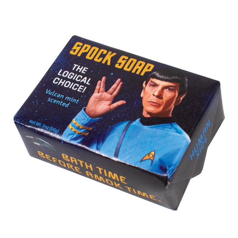 The Unemployed Philosophers Guild Star Trek Spock Soap - Made in the USA, 2oz (56g) Travel or Hotel Sized Guest Bar Soap - Image 1