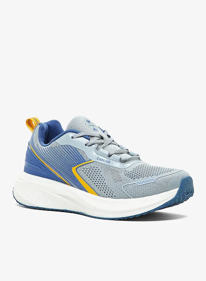 CAMPUS Men Chromo Bubble Yoga Max Lace-Up Running Shoes-Grey