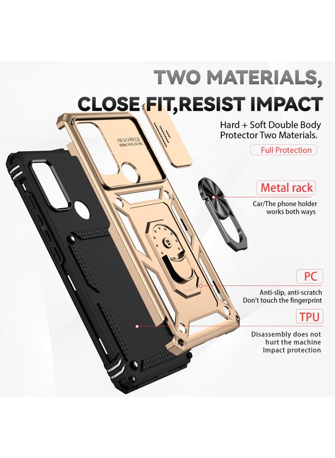 S-TOP Case For Motorola Moto G60s Sliding Camshield Holder Phone Case - Image 3