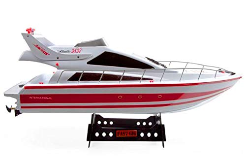 POCO DIVO Atlantic Yacht Luxury Modern Cruise 28 RC Model Boat Radio Remote Control Speed Watercraft Racing Ship Red - Image 5