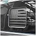 Alicatong Fits Ford F150 F250 F350 20042025 2026 Rear Middle Back Sliding Window American US Flag Vinyl Decal Matte Black Exterior Accessories - Image 2