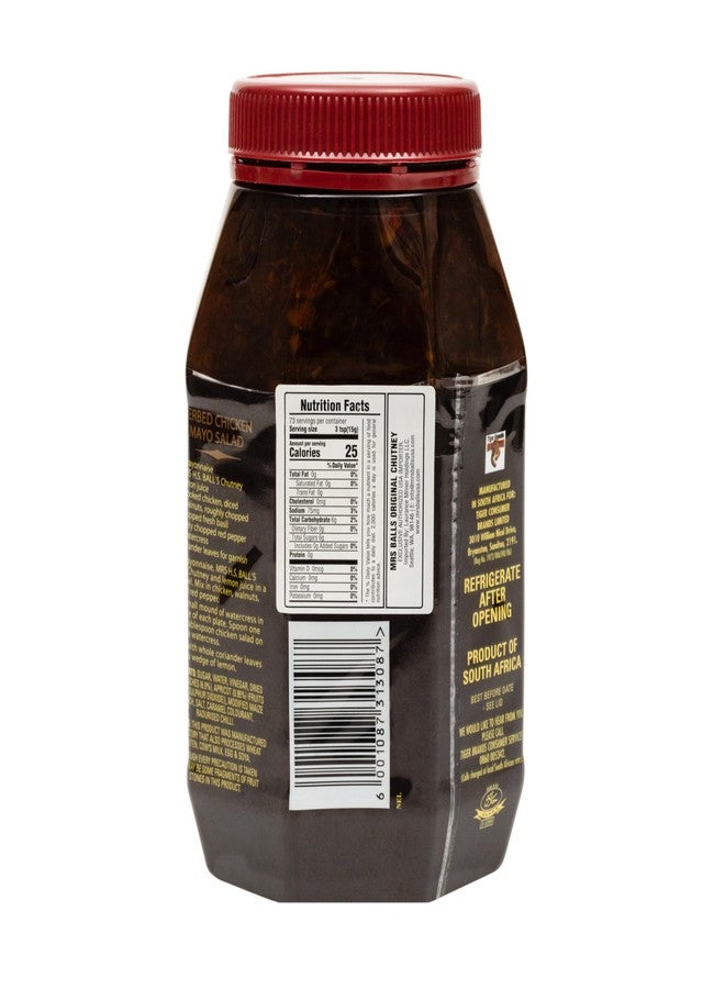 Mrs H.S. Balls H S Chutney Original Flavor The Recipe That Survied A Shipwreck, (1) 1.1Kg, In A Wide Mouth Octagonal Plastic Jar - Imported from South Africa - - Image 3