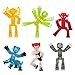 StikBot Zing Monsters Complete Set of 6 Poseable Monster Action Figures Includes Giggles Goblin Insector Grim Aquafang and Kyron - Image 2