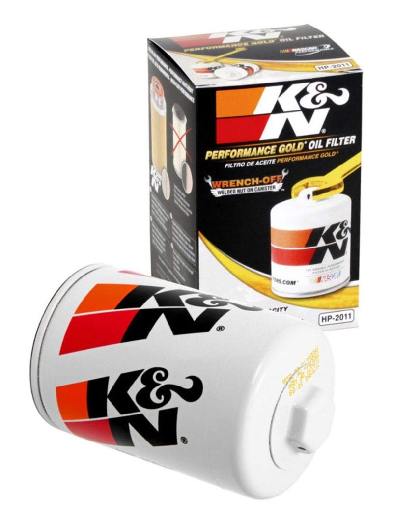 K+N K&N HP-2011 Performance Wrench-Off Oil Filter - Image 1