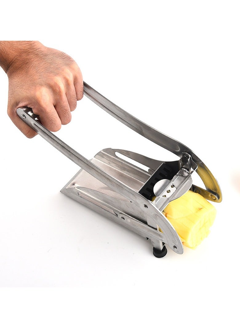 عام مقص صباط فرنسي بيدوي، مصنوع من الفولاذ المقاوم للصدأ. وهو مقص بطاطس مطبخي، يمكن استخدامه كمقص لخضار أخرى كالخيار لجعل شريطه. يعد بادمج بيدوي للبطاطس. - Image 3