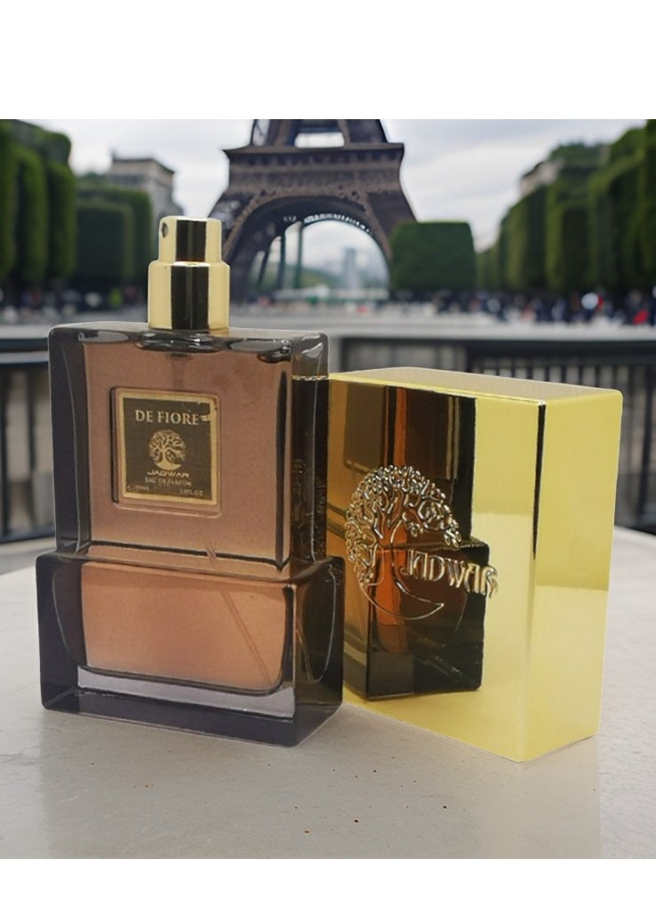 جدوار جدوار دي فوري عطر يتميز بتوازنه المثالي بين الانتعاش والرقة اختيارًا رائعًا للأشخاص الذين يفضلون العطور الأنيقة والعصرية 70 مل.  - Image 1