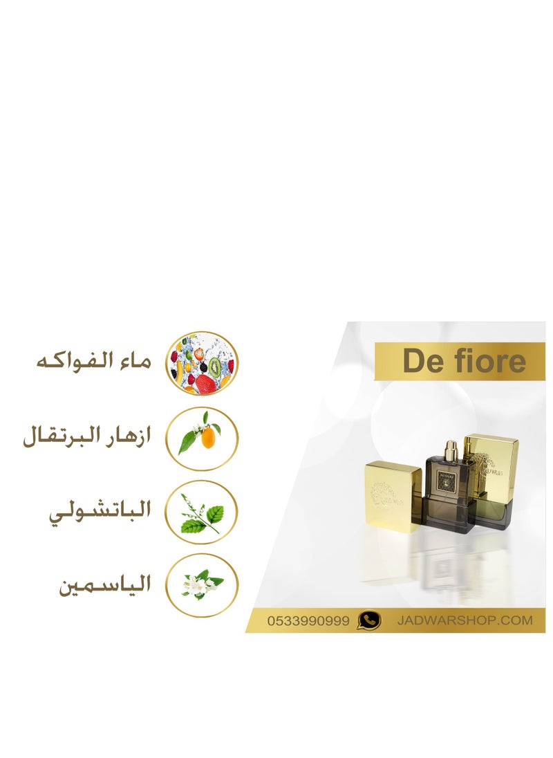 جدوار جدوار دي فوري عطر يتميز بتوازنه المثالي بين الانتعاش والرقة اختيارًا رائعًا للأشخاص الذين يفضلون العطور الأنيقة والعصرية 70 مل.  - Image 4
