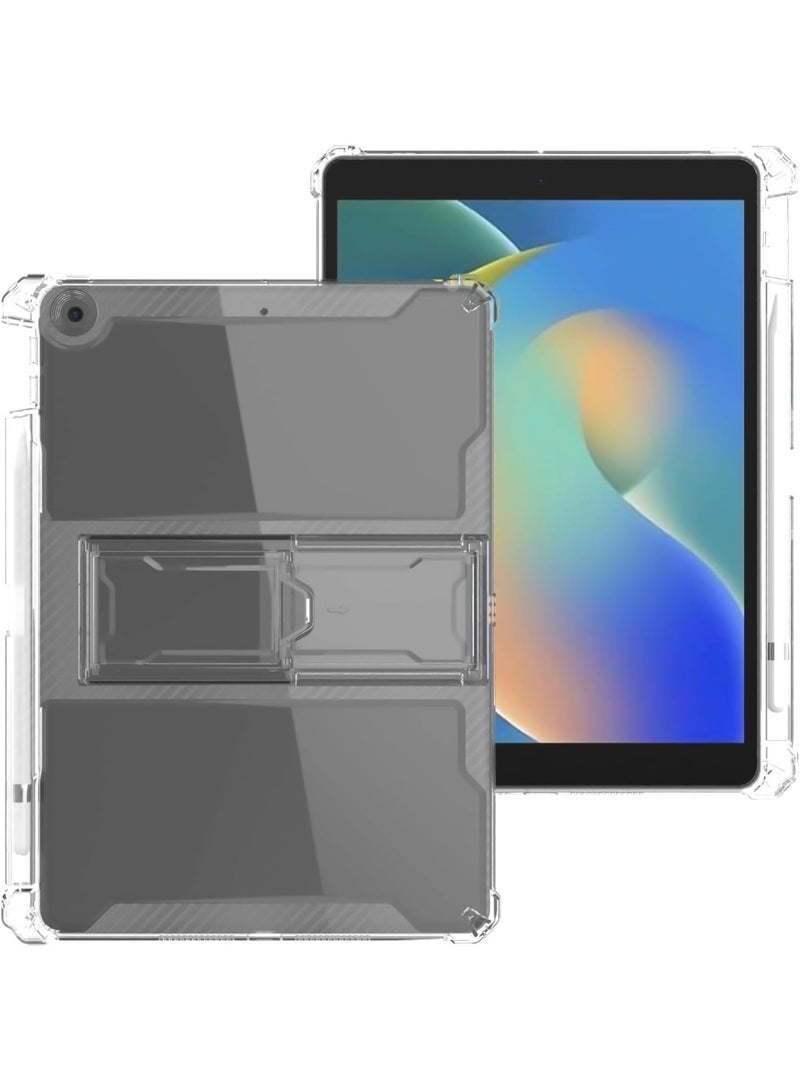 Transparent Stand Case for Huawei MatePad SE 10.4-Inch (2022 Release) – Shockproof Slim Lightweight TPU Bumper, Anti-Yellowing Kickstand Cover with Pencil Holder, Clear Protective Tablet Case - Image 5