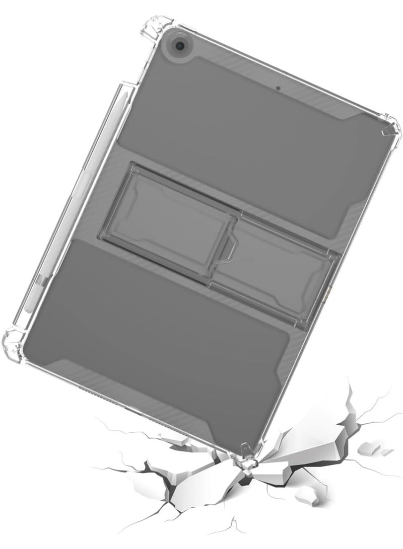 Transparent Stand Case for Huawei MatePad SE 10.4-Inch (2022 Release) – Shockproof Slim Lightweight TPU Bumper, Anti-Yellowing Kickstand Cover with Pencil Holder, Clear Protective Tablet Case - Image 4