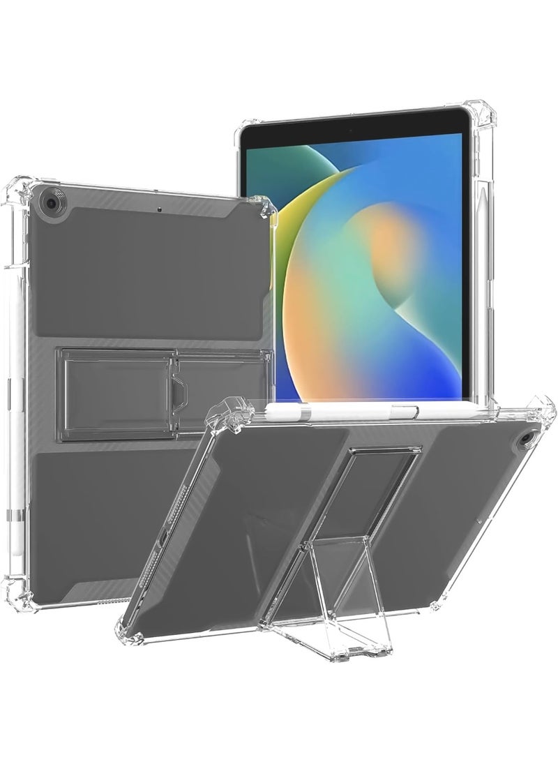 Transparent Stand Case for Huawei MatePad SE 10.4-Inch (2022 Release) – Shockproof Slim Lightweight TPU Bumper, Anti-Yellowing Kickstand Cover with Pencil Holder, Clear Protective Tablet Case - Image 1