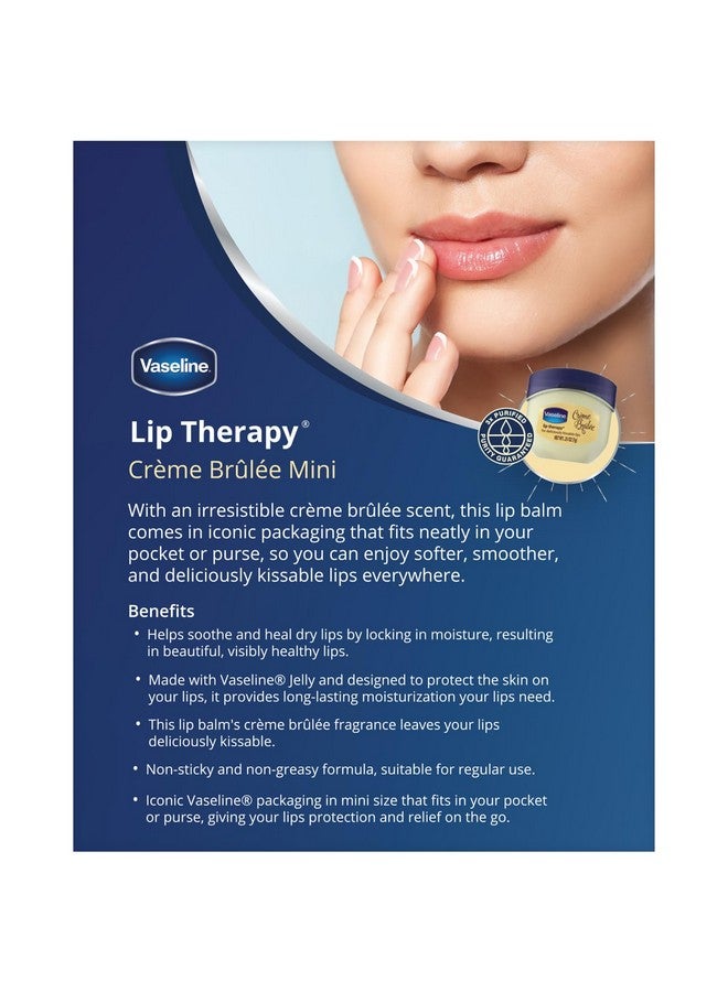 Vaseline Lip Therapy, Creme Brulee 0.25 oz (6 Pack) - Image 2