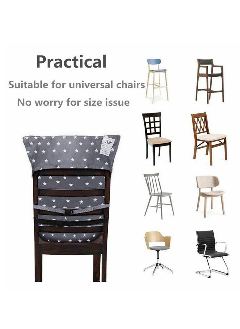 Cool Baby - COOLBABY Baby Portable High Chair Travel Strap Seat Suitable For Toddler Feeding With Safe Washable Cloth Strap With Adjustable Shoulder Strap - Image 1