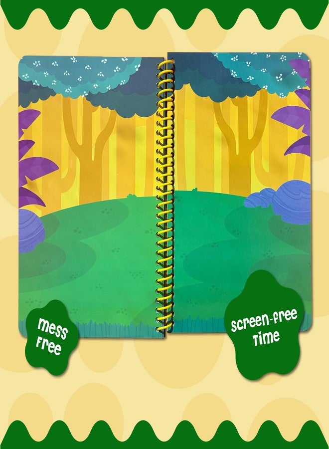 DINO MINI Stick4Ever Jelly Sticker Book - for Kids - Waterproof, Easy to Clean Jelly Stickers - Busy Book for Toddlers with 50 Pcs of Jelly Stickers (Dinosaurs) - Image 3
