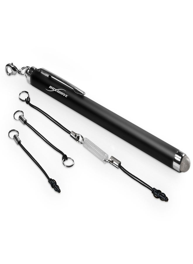 BoxWave Stylus Pen Compatible with Leapfrog LeapPad Ultimate - EverTouch Capacitive Stylus, Fiber Tip Capacitive Stylus Pen - Jet Black - Image 2