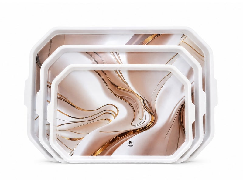 Dream 3 Melamine Serving Trays - Image 2