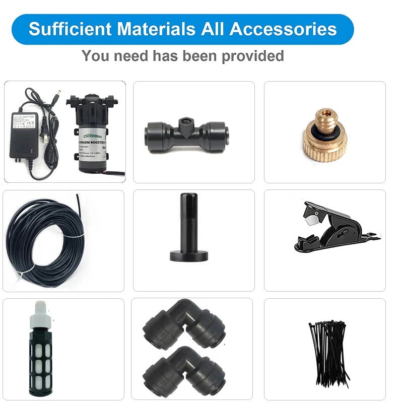 Outdoor Low Pressure Misting System for Garden Cooling - Image 5
